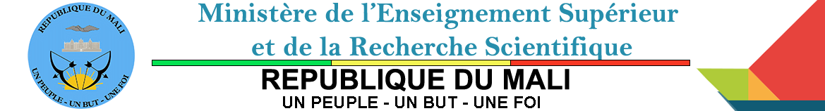 Ministère de l’Enseignement Supérieur et de la Recherche Scientifique